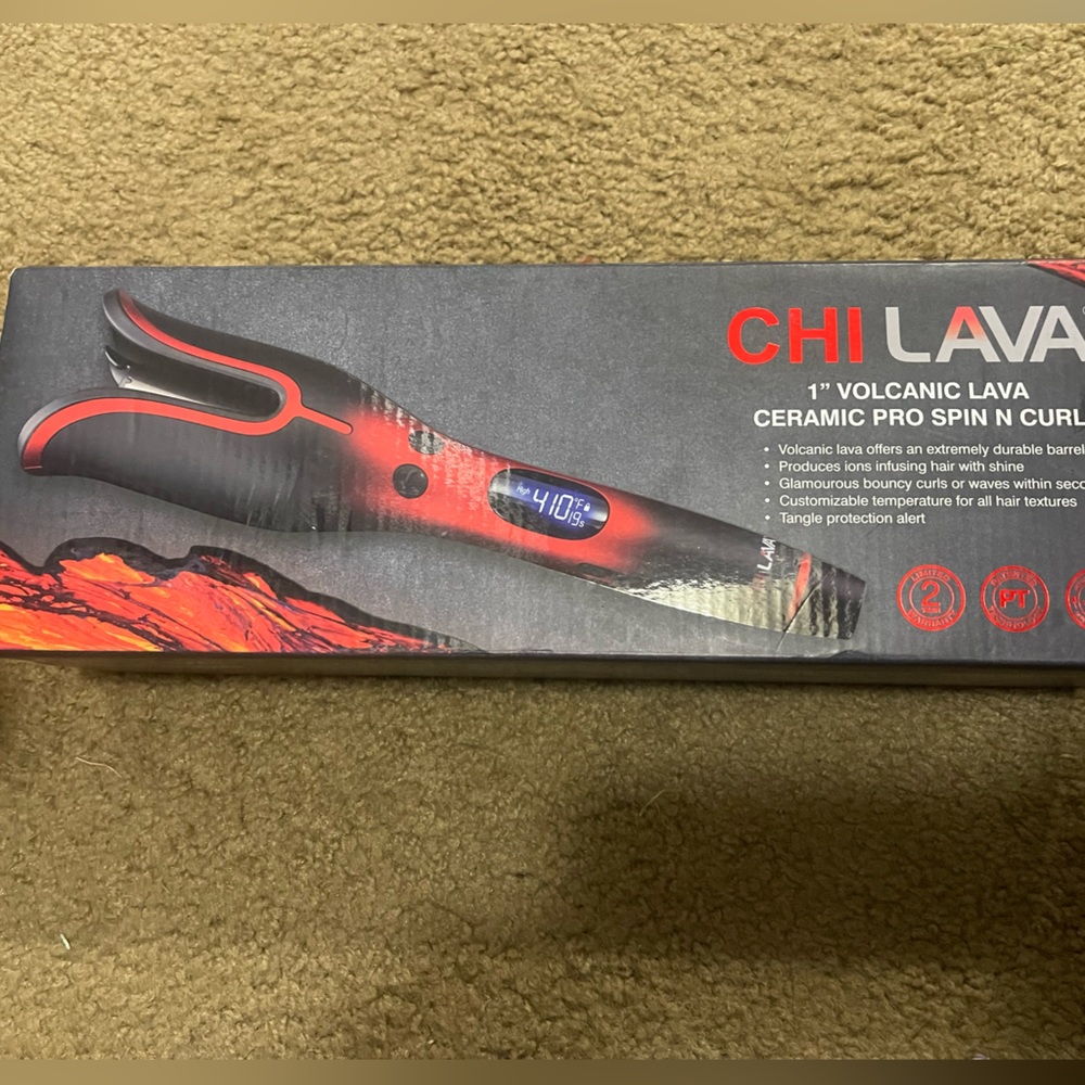 Chi lava spin and curl